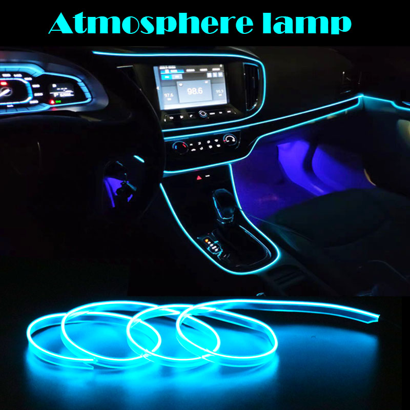 Car Led Strip Light For Neon ambient Light Lamp 12V Waterproof USB Strips Lamps
